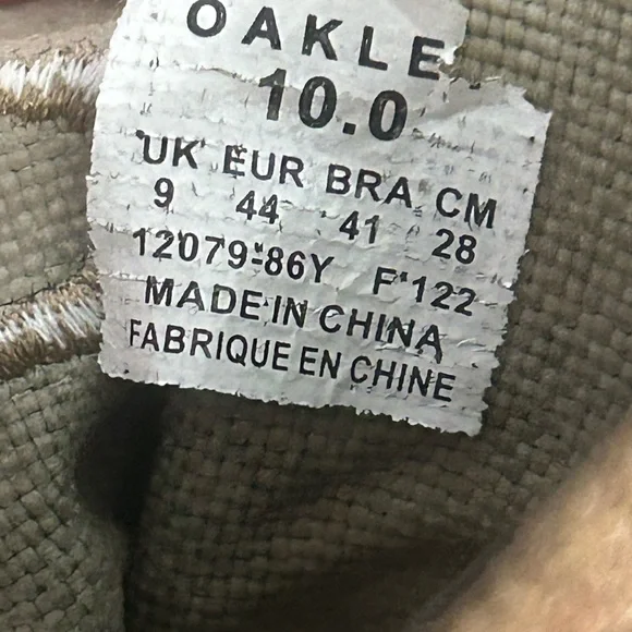 Oakley LSA Terrain Tactical Boots Suede and Cordura Men's Size 10 - Picture 7 of 7
